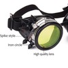 LELINTA Spiked Steampunk Victorian Style Goggles With Colored Lenses &