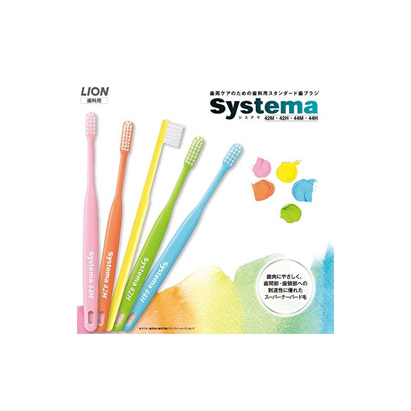 DENT.EX Systema Toothbruth, Set of 4, Assorted