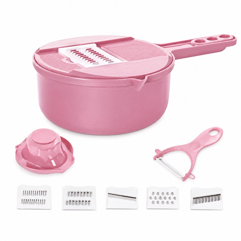 9-in-1 Vegetable Cutter for Kitchen – Multi-Function Slicer, Shredder and