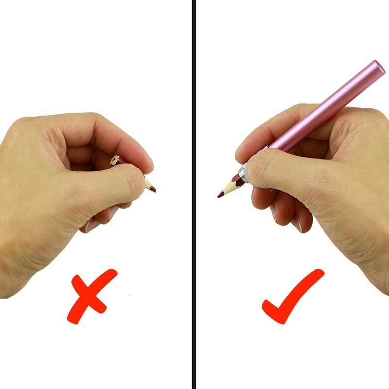 Pencil Extension Holder Pencil Cap Auxiliary Axis Aluminum Lightweight Pencil