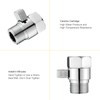 Chrome Water Flow Control Valve, G1/2" Shower Head Flow Control