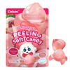 COKOC Peelable Gummies Peach,Peeling Gummies Peach Candy,Individual Packaging 2.64oz Bag