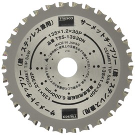 TRUSCO TSS-13530N Cermet Chip Saw 135X30P