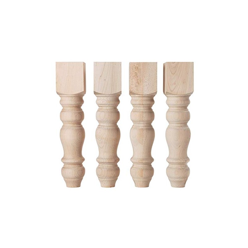 CAROLINA LEG CO. Maple Chunky Bench Legs - Replacement Coffee