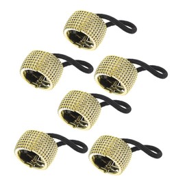 Mikinona Ponytail Cuffs for Women 6 Pack Non Slip Hair Ties Hair Cuffs for Teen Girls Ponytail Holders Styling Accessories