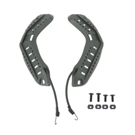 Helmet Side Guide Rail ARC Helmet Mount Rail for Fast Helmet Accessories with Lanyard Mounting Screws Green