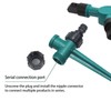 Vbvbip 360° Rotating Adjustable Sprinkler - High-Pressure Watering System for
