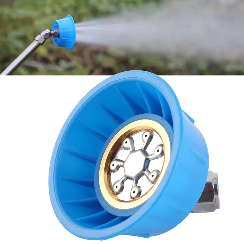7 Holes Elbow Atomizing Nozzle G1/4 Female Thread Garden Agricultural