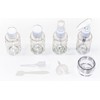 Travel Bottle Set 8 pieces + Ziploc Bag
