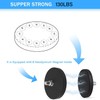 Liftsun Anti-Scratch Mounting Magnets,130lbs Rubber Coated Super Strong Rare Earth