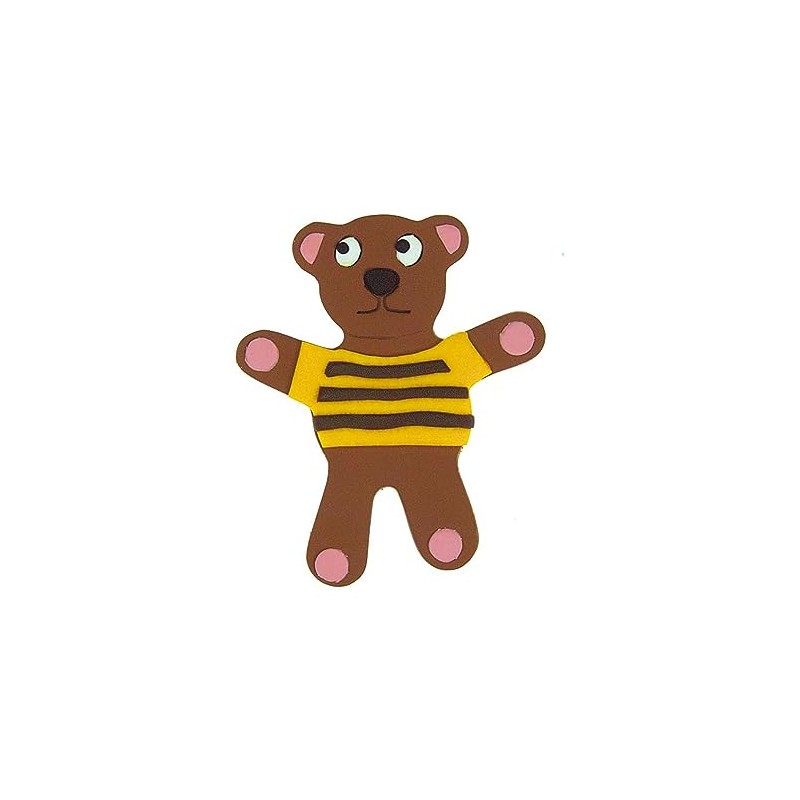 Staedter Embossing Teddy Bear with Face Cookie Cutter, 8 cm,