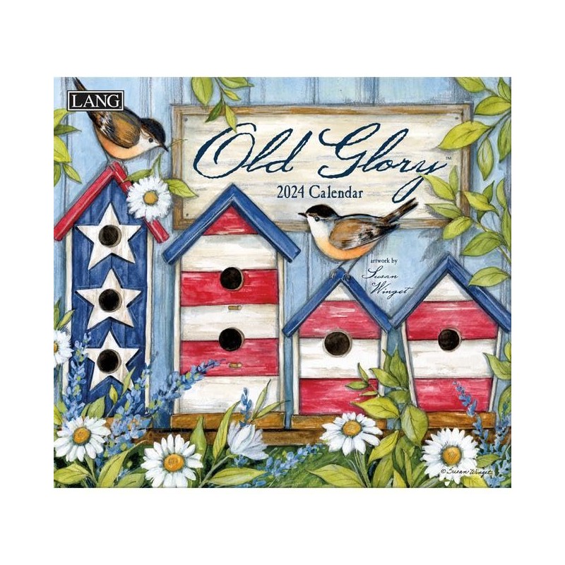 LANG Old Glory 2024 Wall Calendar (24991001934)