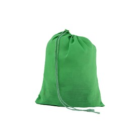 (5x7 inches) Green Cotton Bags, Reusable And Biodegradable Produce Muslin Drawstring Bags Available in Different Sizes (Pack Of 100)