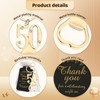 Uezea 50th Birthday Party Favors, 25 Pcs Gold Bottle Opener