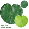 WhistenFla Floating Lily Pads for Ponds, 6Pcs Realistic Lily Pads