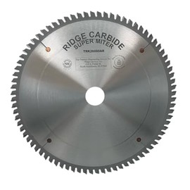 Ridge Carbide 260mm 80T, Miter Saw Blade Compatible with Festool Kapex, Alternate Raker Grind (4+1),-2° Hook, 30mm Bore, Plate Thickness 0.072", Thin Kerf (0.098") M5 for Crosscutting Wood