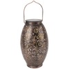 Hanging Solar Lantern Hollowed Out Chrysanthemum Shadow Lantern Retro Garden