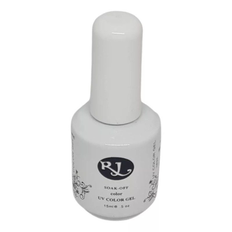 Rj Gel Semipermanente De 3 Pasos Color Blanco 15ml