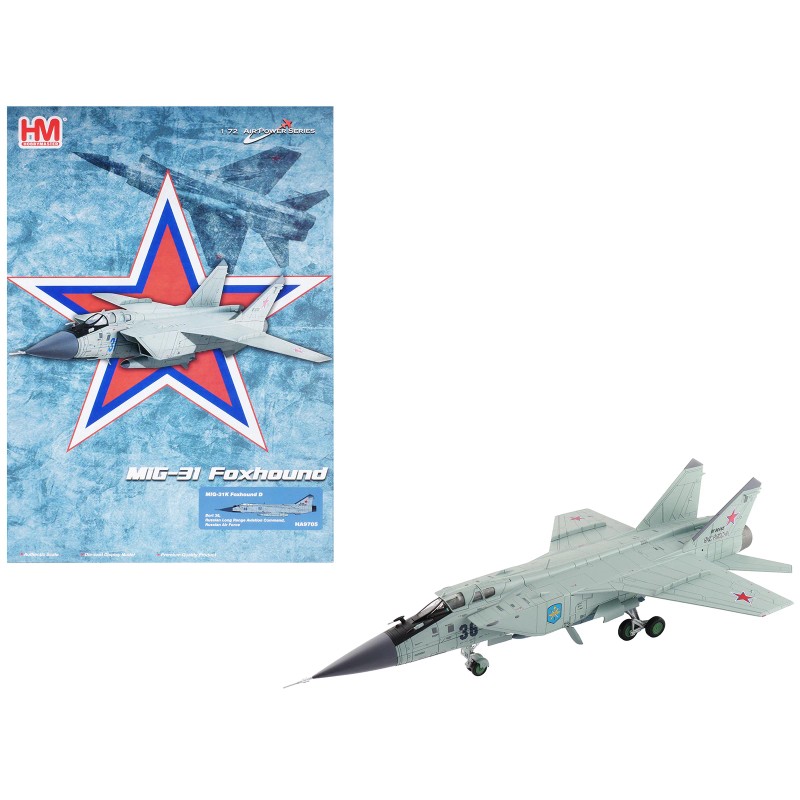 DCD Mikoyan MIG-31K Foxhound D Interceptor Aircraft 1/72 Scale Diecast