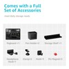PEGZONE Clamp-on Desk Pegboard, Desk Organizer for Office Gaming Home,