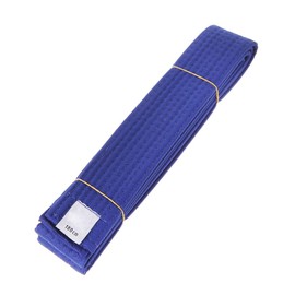 Bobeini Professional Taekwondo Karate Judo Double Wrap Martial Arts Striped Sports Belt for Adults Kids Yellow 180cm