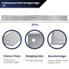 Pacific Arc 24" Straight Edge Stainless Steel 0.09" Thick Steel,