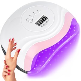 GASHIO® UV Lamp for Gel Nails - UV Lamp Nails - UV LED Lamp for Gel Nails - LED Nail Lamp - Nail Dryer LED - Nail Lamp with Timer and Sensor - Nail Dryer for All Nail Polishes 168 W Dual