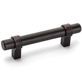 Cosmas 161-96ORB Oil Rubbed Bronze Cabinet Bar Handle Pull - 3-3/4" (96mm) Hole Centers