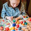 Egg Painting Set - 12 Wooden Eggs to Paint with