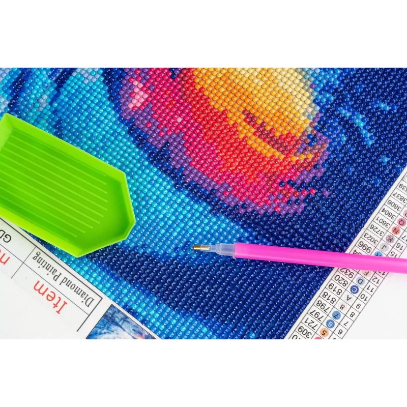 MISHBAY Diamond Painting Heart - 30 x 40 cm Diamond