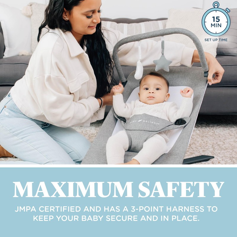 Baby Delight Alpine Deluxe Portable Bouncer | Infant | 0
