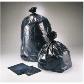 60 Gallon Garbage Bags Black Heavy Duty (1.5 Mil) 100/case