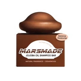 Mars Made Barra de champú de aceite de jojoba 2.0 – Hidratante e hidratante en barra de jabón natural para el cabello para exceso de acumulación de aceite y nutrición del cuero cabelludo