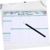 TEHAUX Blank Weekly Planner Sheets Planning Pad Desk Planner to-do