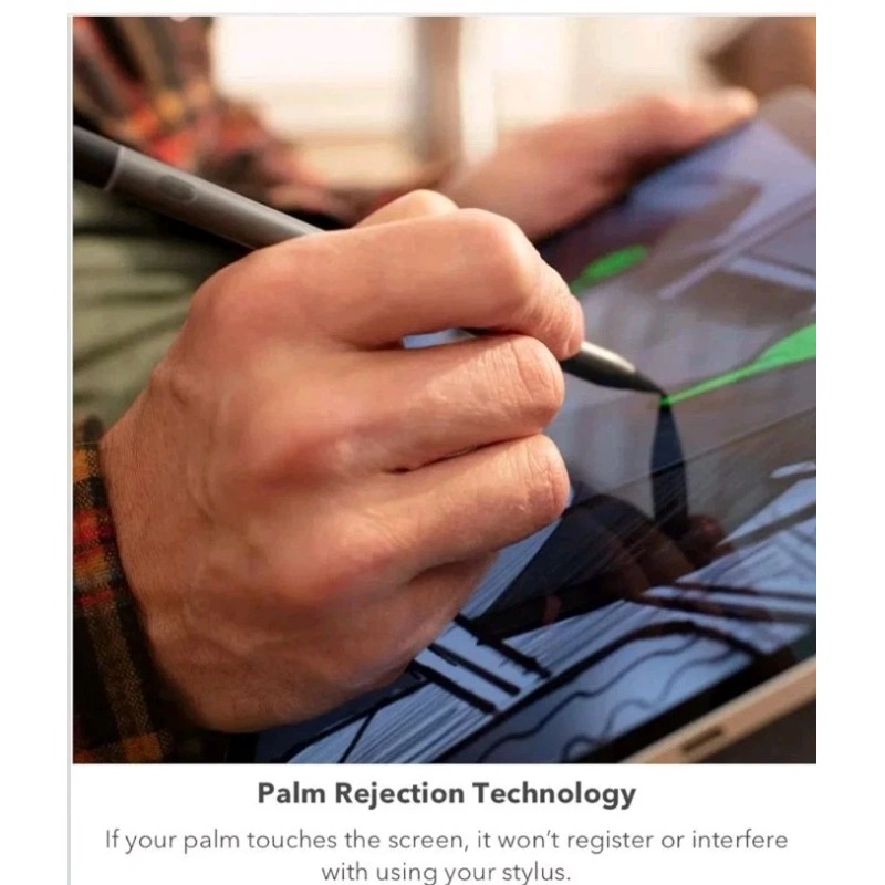 ZAGG Pro Stylus with Active & Capacitive Tips, Palm Rejection,