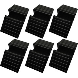 pet Dog gate Support feet - Triangle Fence Reinforcement Fittings，Plastic Free Standing Dog Gate Fence Panel，Suitable for configuring Dog Gates, Dog Fences (Matte Black)