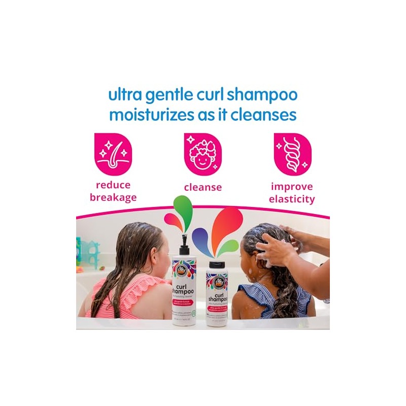 SoCozy Curl Shampoo Sweet-Crème, No Frizz or Fuss, Curls Done