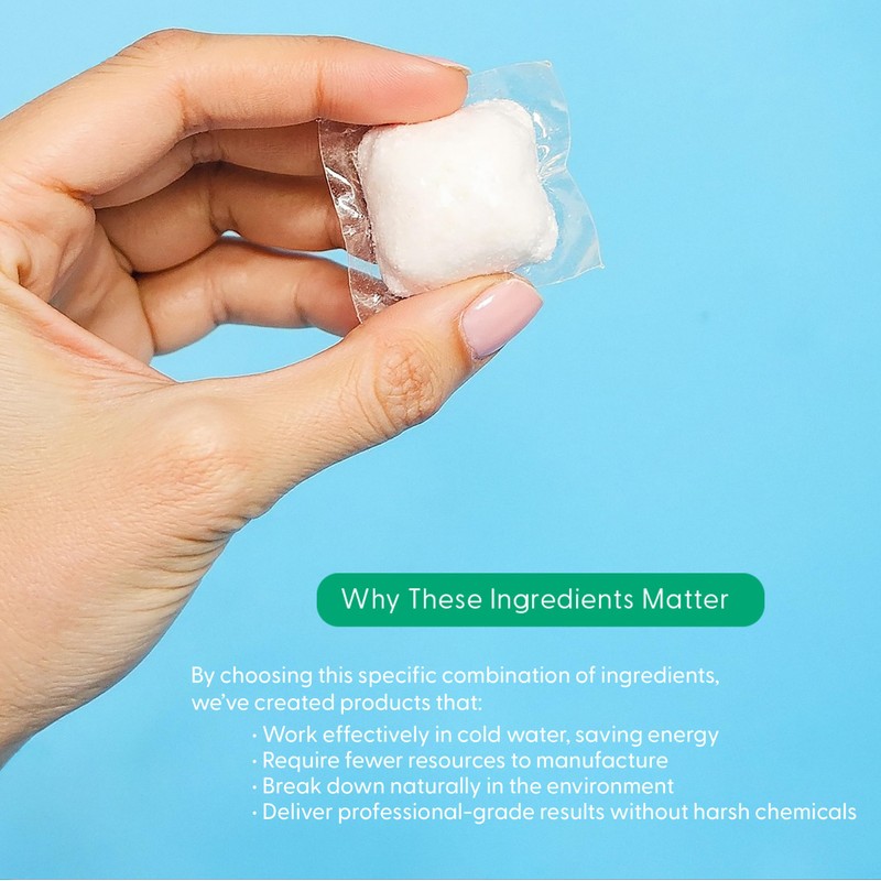 Natural Dishwasher Pods | Plant Based Enzymes Dishwasher Detergent, Free