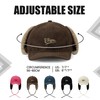 CLAPE Men Winter Baseball Cap, Outdoor Windproof Warm Fleece Trapper