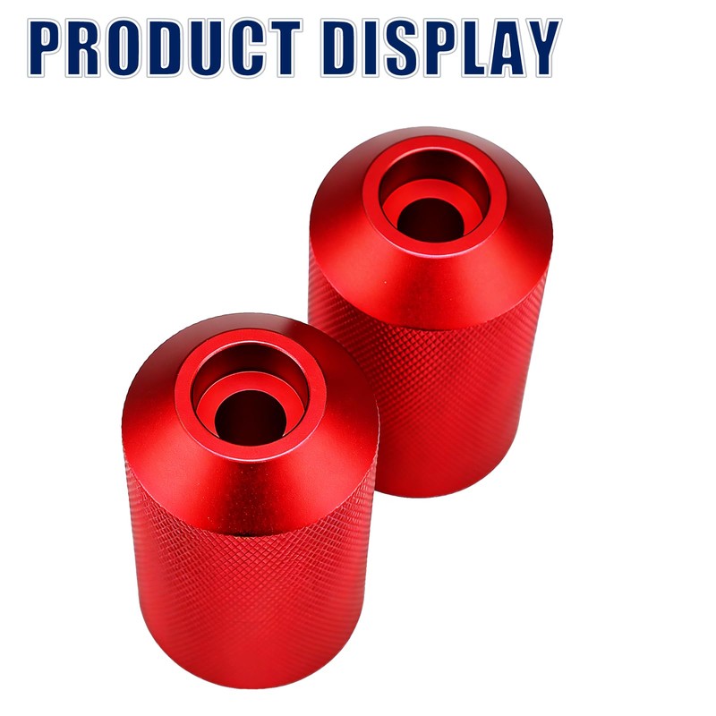 Crash Bar Sliders CNC Decorative End Caps for Harley Touring