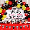 Irenare Car Birthday Party Supplies Racing Party Decorations Road Tablecloth