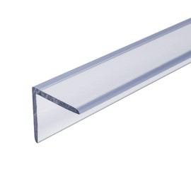 Outwater Plastics 1750-CL Butyrate 1-1/4 Inch X 1-1/4 Inch X 7/64 (.109) Inch Thick Clear Plastic Even Leg Angle Moulding 36 Inch Lengths (Pack of 4)