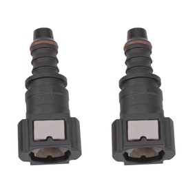 9.49 Fuel Quick Connector Female Tube to Male Barb, Pack of 2