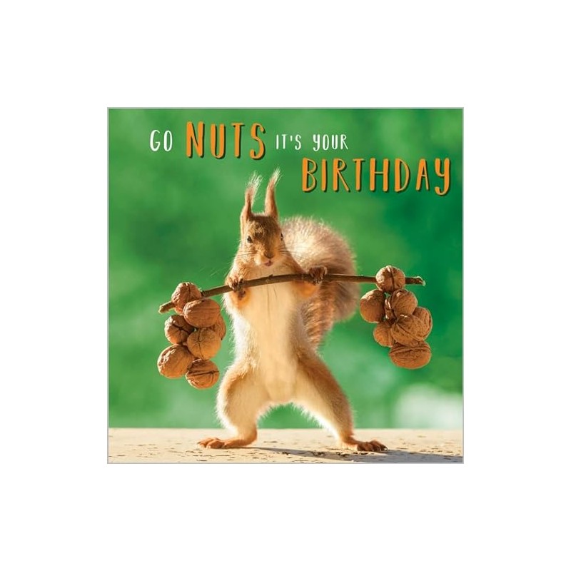Abacus Cards Funny Open 'Happy Birthday' Greeting Card - Go