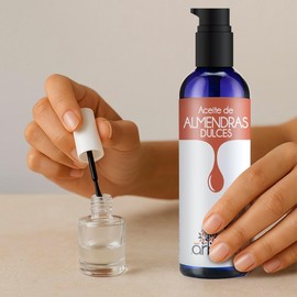 Árbora Kit para cuidado de uñas y suavizar cutículas Aceite de Almendras + Aplicador Nutre, Hidrata y FORTALECE Repara uñas dañadas Para un crecimiento Sano Aceite certificado 100% Puro 90ml