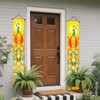 Peacock Outside Front Door Banners 12x71 Inches Polyester