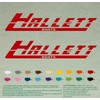 Pair of Hallett Boats Compatible Replacement Decals Vinyl Stickers Boat
