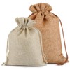Lucky Monet 25/50/100PCS Burlap Gift Bags Wedding Hessian Jute Bags