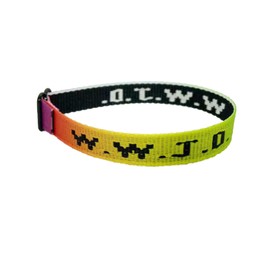 FORUBUS WWJD Bracelets, Inspirational Christian Wristbands for Men and Women, What Would Jesus Do Bracelets Pack/Single-rainbow