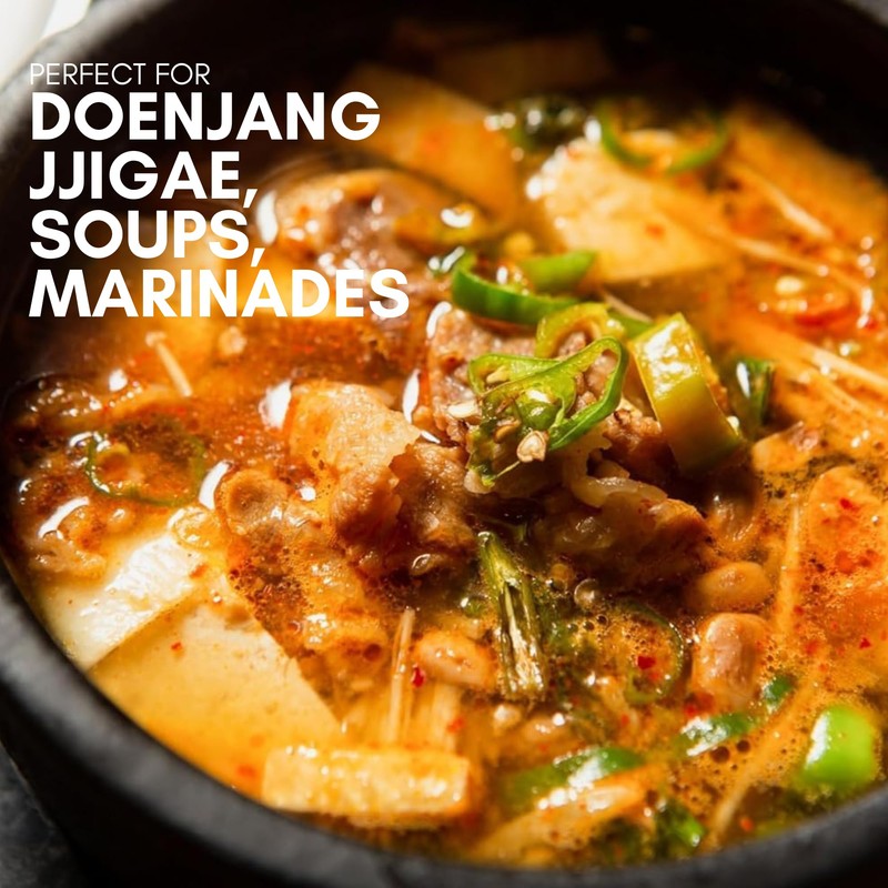 Doenjang - Premium Korean Soybean Paste [Original, 1.1 lb (500g)]